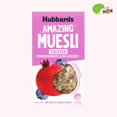 Hubbards Toasted Pomegranate & Blueberry Amazing Muesli