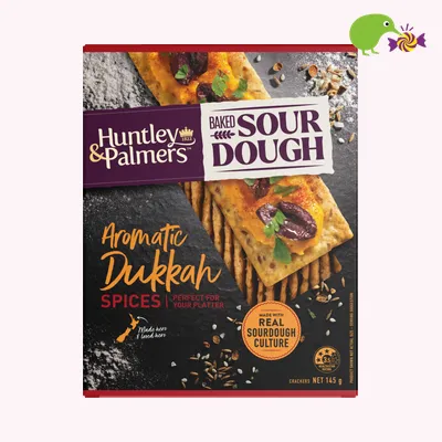 Huntley & Palmers Aromatic Dukkah Spices Baked Sour Dough Crackers
