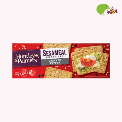 Huntley & Palmers Cracked Pepper Sesameal Crackers