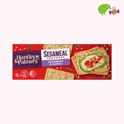Huntley & Palmers Rosemary & Garlic Sesameal Crackers