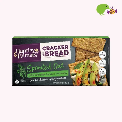 Huntley & Palmers Sprouted Oat Sunflower Seeds & Rosemary Cracker Bread