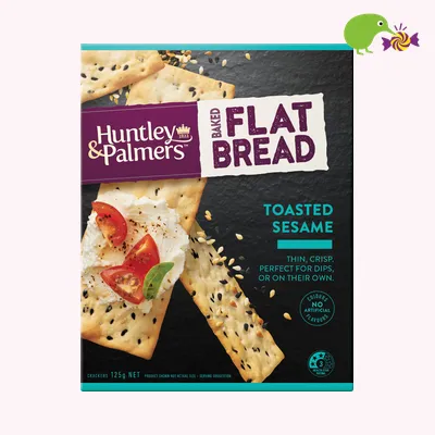 Huntley & Palmers Toasted Sesame Baked Flat Bread