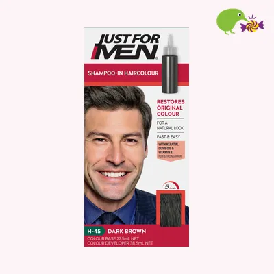 Just For Men Shampoo-In Dark Brown-Black Hair Colour