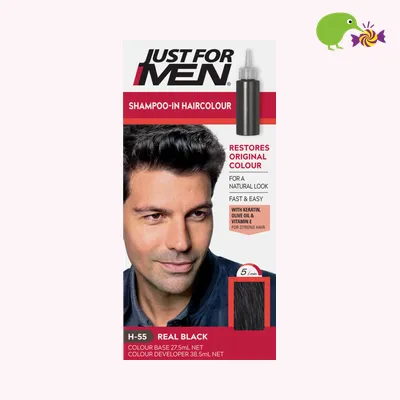 Just For Men Shampoo-In Real Black Hair Colour