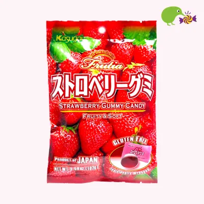 Kasugai Strawberry Gummy Candy