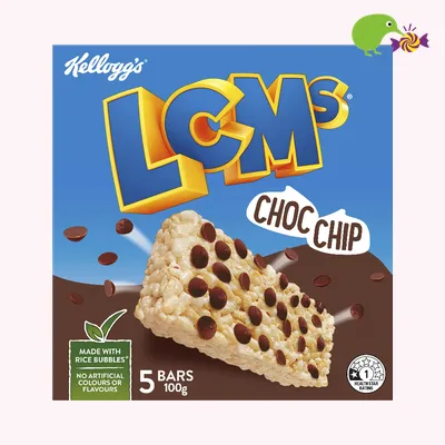 Kellogg's LCMs Choc Chip Rice Bubble Bars