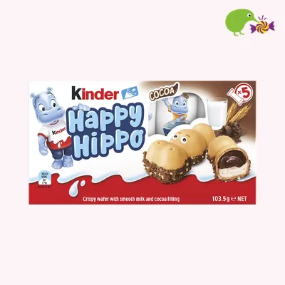 Kinder Happy Hippo Cocoa Chocolate Bars