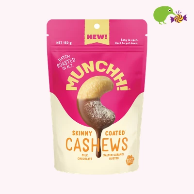 Munchh Skinny Coated Chocolate & Salted Caramel Cashews