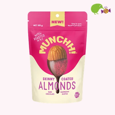 Munchh Skinny Coated Dark Chocolate Almonds