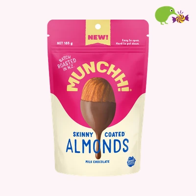 Munchh Skinny Coated Milk Chocolate Almonds