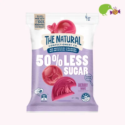 The Natural Confectionery Co. 50% Less Sugar Berry Wave