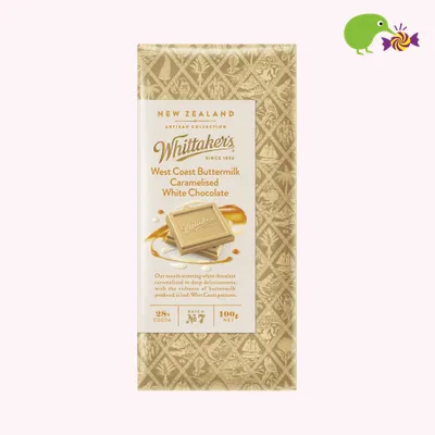 Whittaker's West Coast Buttermilk Caramelised White Chocolate Block