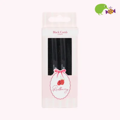 Korbond Redberry Black Pocket Combs