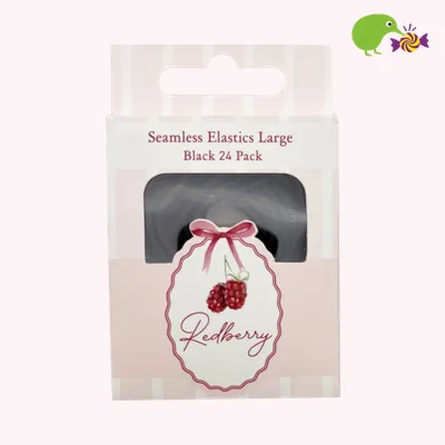 Korbond Redberry Seamless Elastics Large Black