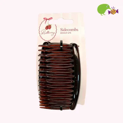 Korbond Redberry Sidecombs Medium Tortiseshell