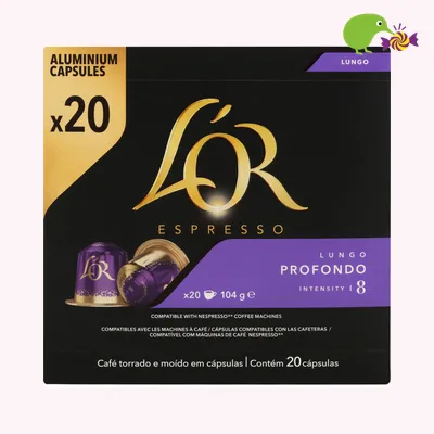 L'OR Lungo Profondo Intensity 8 Coffee Capsules