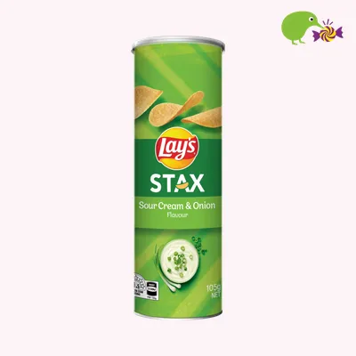 Lay's Stax Sour Cream & Onion Potato Chips
