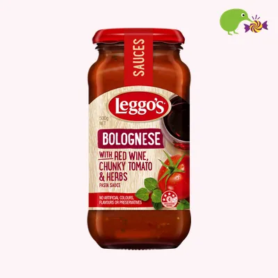Leggo's Red Wine Chunky Tomato & Herbs Bolognese Sauce