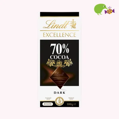 Lindt Excellence 70% Cocoa Dark Chocolate Block