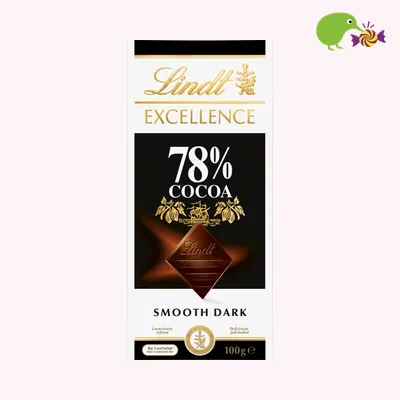 Lindt Excellence 78% Cocoa Smooth Dark Chocolate Block
