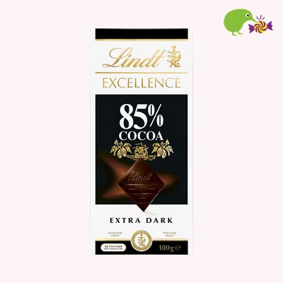 Lindt Excellence 85% Cocoa Extra Dark Chocolate Block