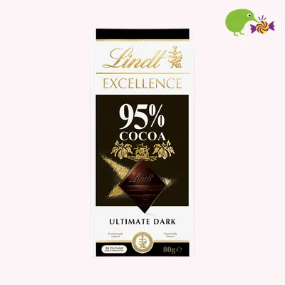 Lindt Excellence 95% Cocoa Ultimate Dark Chocolate Block