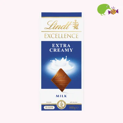 Lindt Excellence Extra Creamy Milk Chocolate Block