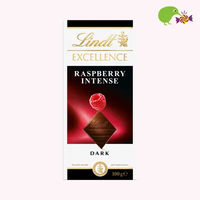 Lindt Excellence Raspberry Intense Dark Chocolate Block