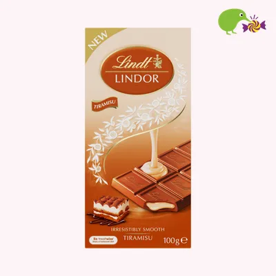 Lindt Lindor Tiramisu Milk Chocolate Block