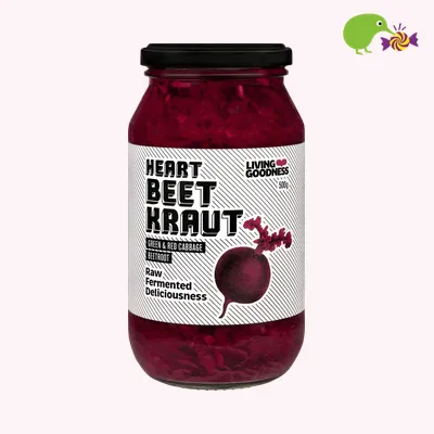 Living Goodness Heartbeet Sauerkraut