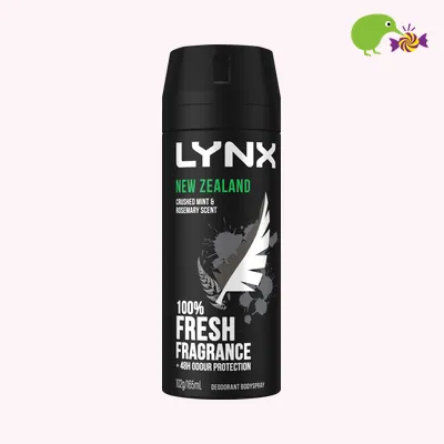 Lynx New Zealand Crushed Mint & Rosemary 48hr Deodorant Antiperspirant Bodyspray