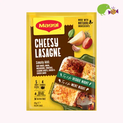 Maggi Cheesy Lasagne Recipe Base Sachet