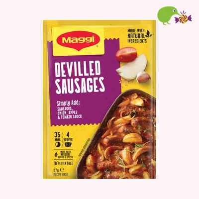 Maggi Devilled Sausages Recipe Base Sachet
