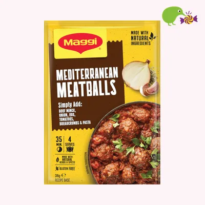 Maggi Mediterranean Meatballs Recipe Base Sachet