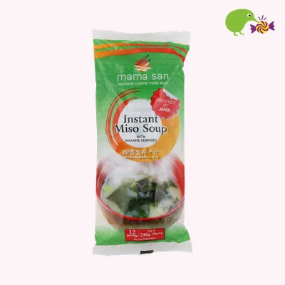 Mama San Instant Miso Soup with Wakame Seaweed