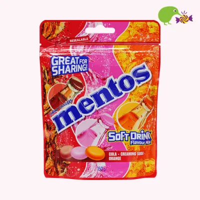 Mentos Soft Drink Flavour Soda Share Bag