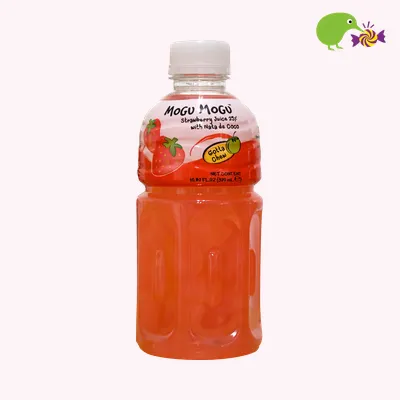 Mogu Mogu Strawberry Juice With Nate De Coco