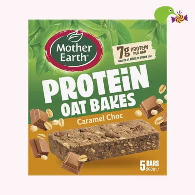 Mother Earth Caramel Choc Protein Oat Bakes