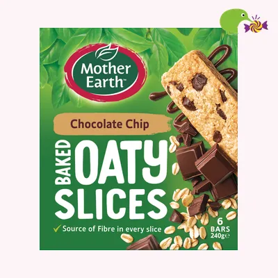 Mother Earth Chocolate Chip Baked Oaty Slices