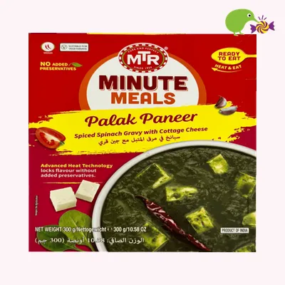 MTR Spiced Spinach Gravy with Cottage Cheese Palak Paneer