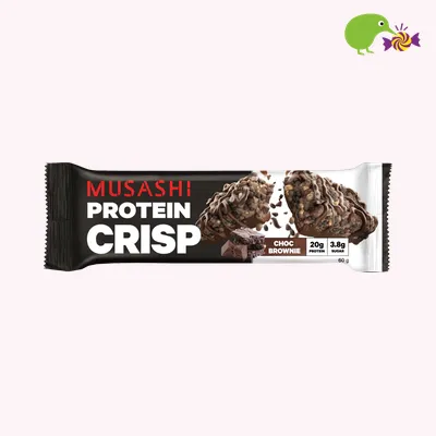 Musashi Choc Brownie Protein Crisp Bar