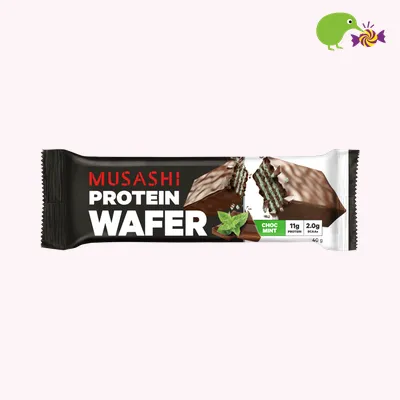 Musashi Choc Mint Flavour Protein Wafer Bar