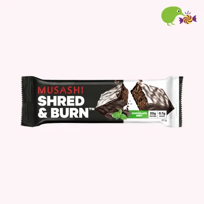 Musashi Chocolate Mint Flavour Shred & Burn Bar