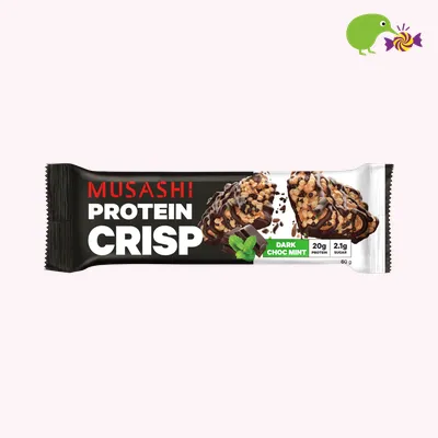 Musashi Dark Choc Mint Protein Crisp Bar