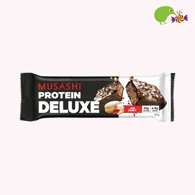 Musashi Jam Donut Flavour Deluxe Protein Bar