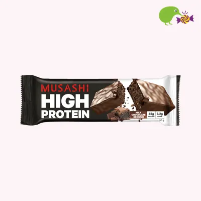 Musashi Milk Chocolate Brownie Flavour High Protein Bar