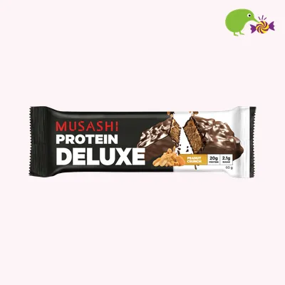 Musashi Peanut Crunch Flavour Deluxe Protein Bar