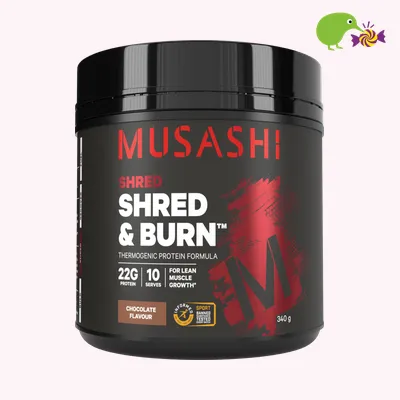 Musashi Shred & Burn Chocolate Flavour Powder