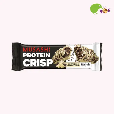 Musashi White Choc Cookies & Cream Protein Crisp Bar