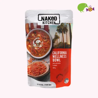 Naked Kitchen California Wellness Bowl With Red Lentils & Ginger